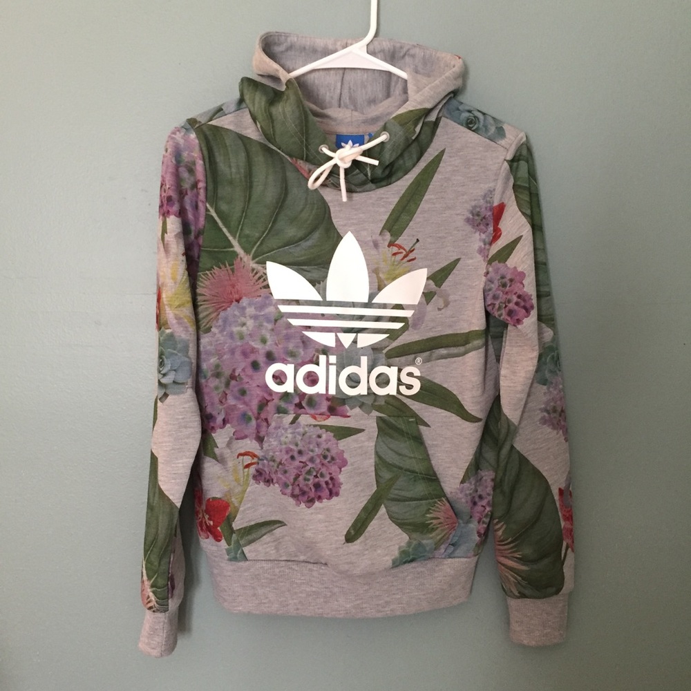 Brand New! Limited Edition Floral ADIDAS Hoodie